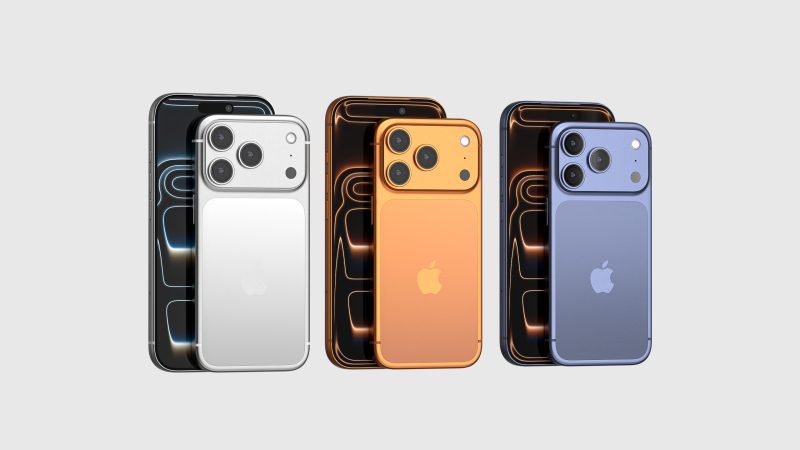 设计师/果粉必备！全网首发的iPhone 17 Pro & 17 Pro Max 3D模型文件-安主的3D模型库