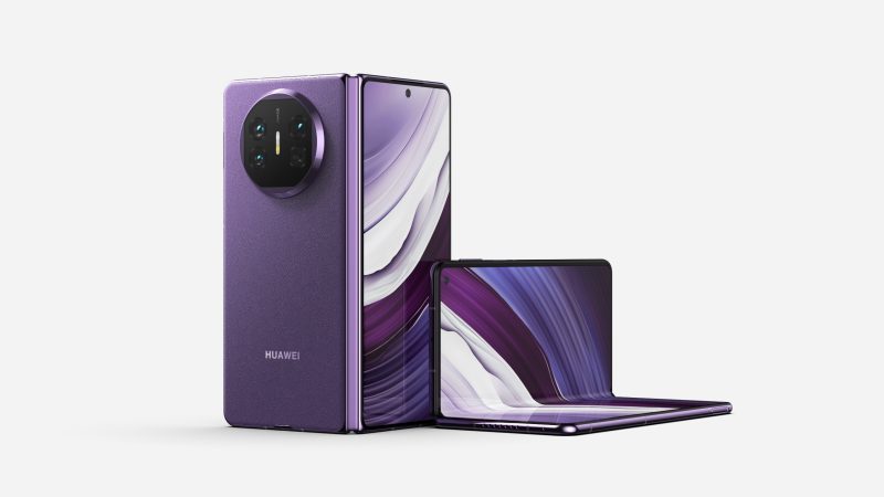 华为mateX5 3D 模型（KS 渲染 + FBX 格式）免费下载-安主的3D模型库