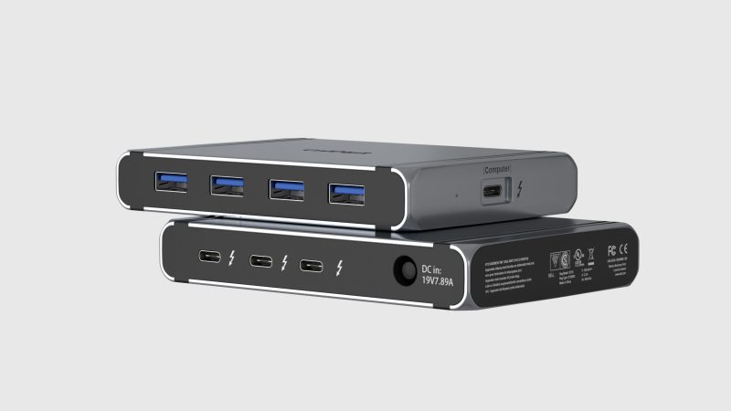 caldigit雷电拓展坞 3D 模型（OC 渲染 + FBX 格式）免费下载-安主的3D模型库