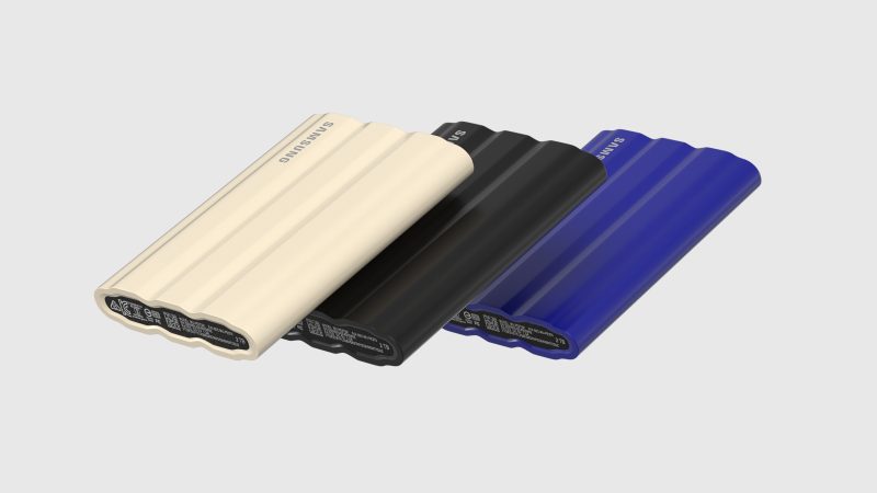 三星T7移动硬盘 3D 模型（OC+FBX）免费下载-安主的3D模型库