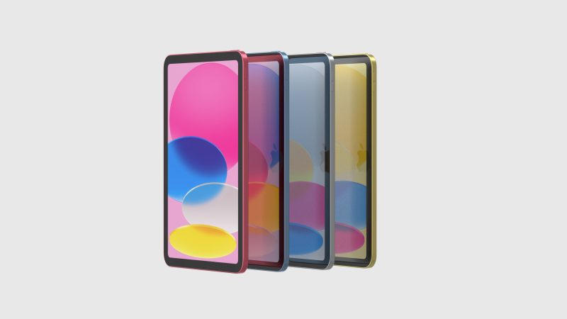 ipad A16 2025平板 3D 模型（OC+FBX）免费下载-安主的3D模型库