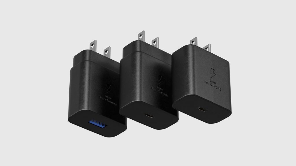 三星快充充电头套装 3D 模型（OC+FBX）免费下载，数码配件素材-安主的3D模型库