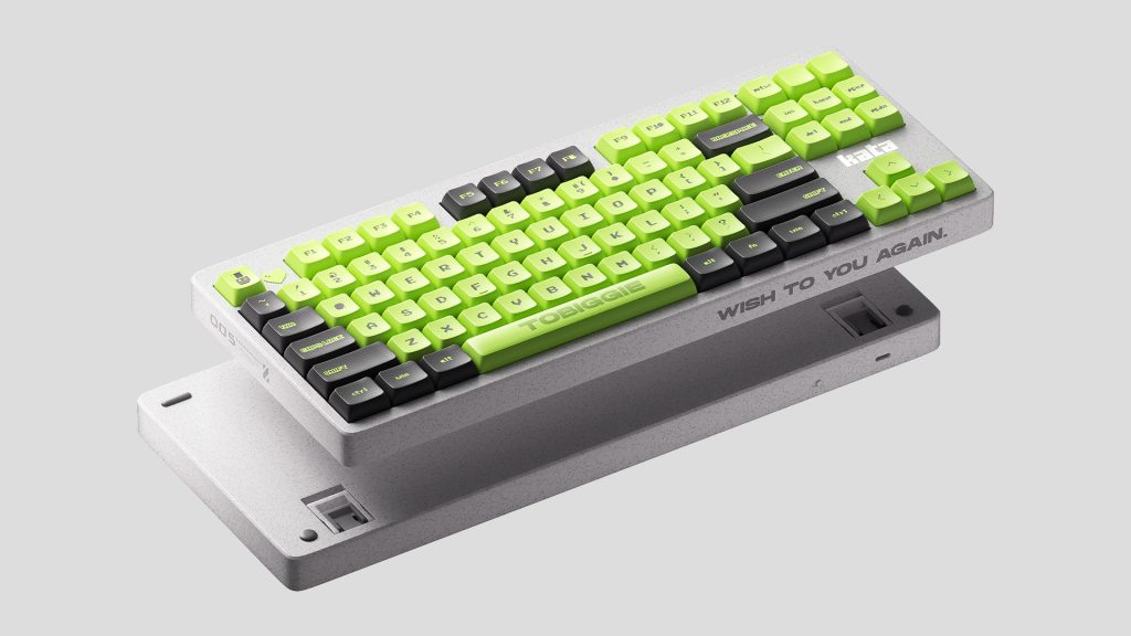 潮玩撞色机械键盘 3D 模型（OC+FBX）免费下载-安主的3D模型库