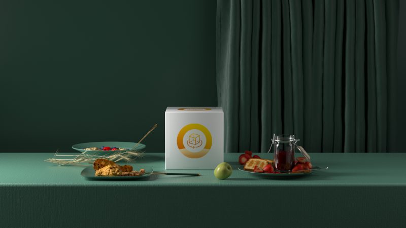 深绿色食物场景（OC+FBX）免费下载-安主的3D模型库