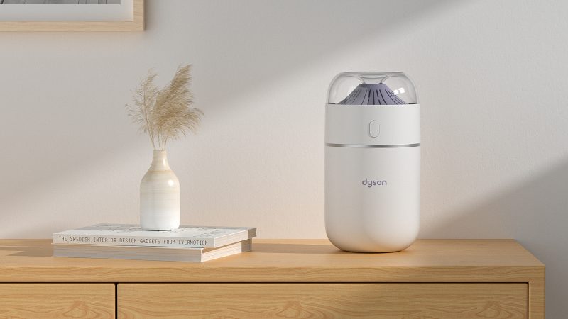 戴森桌面净化器家居场景 3D 模型（OC+FBX）免费下载-安主的3D模型库