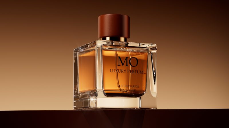 【C4D工程】极致光影：顶级奢华香水OC渲染全场景模型下载-安主的3D模型库